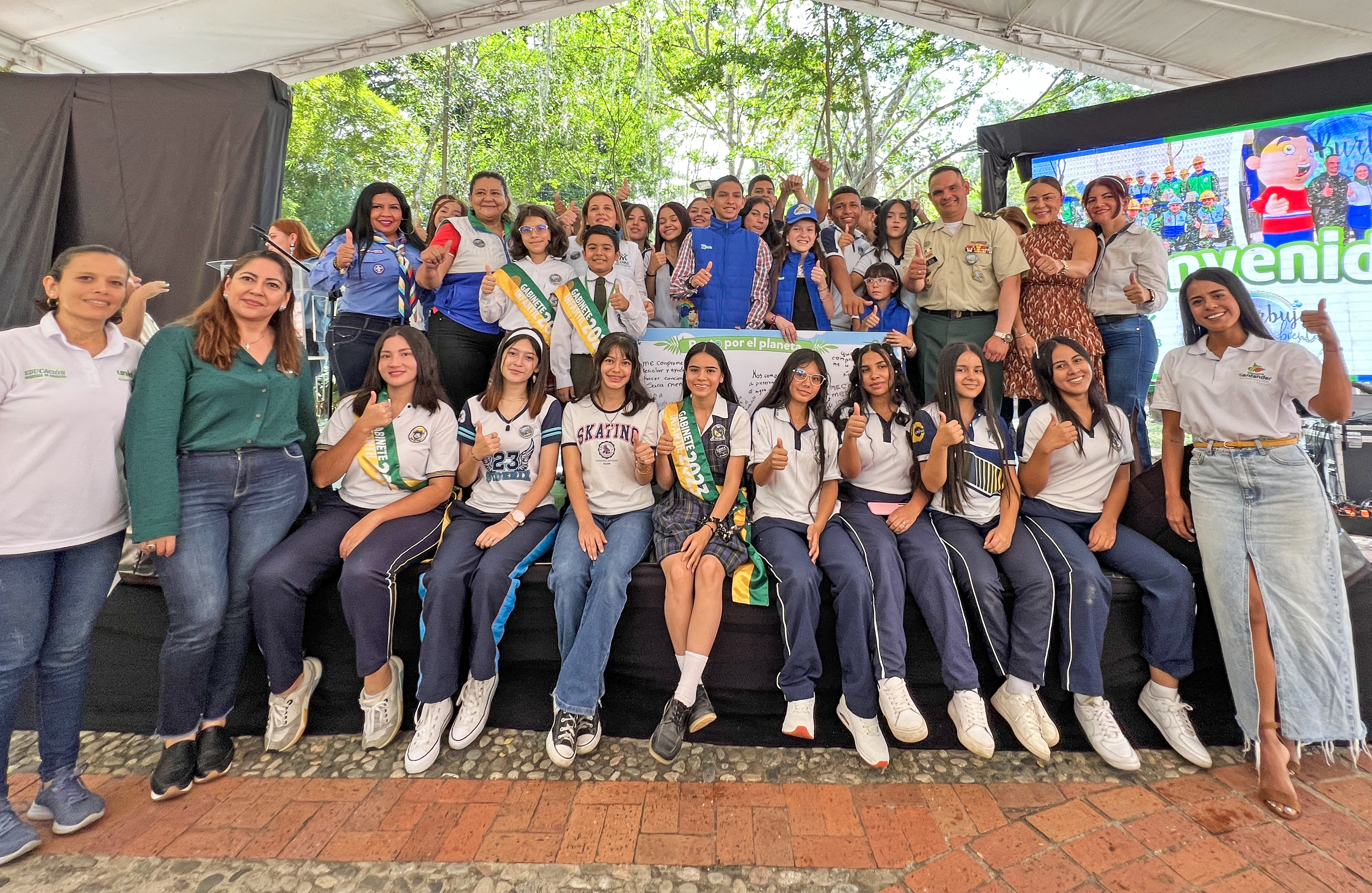 La CDMB realizó el lanzamiento de la Burbuja Ambiental Infantil en el majestuoso jardín botánico Eloy Valenzuela