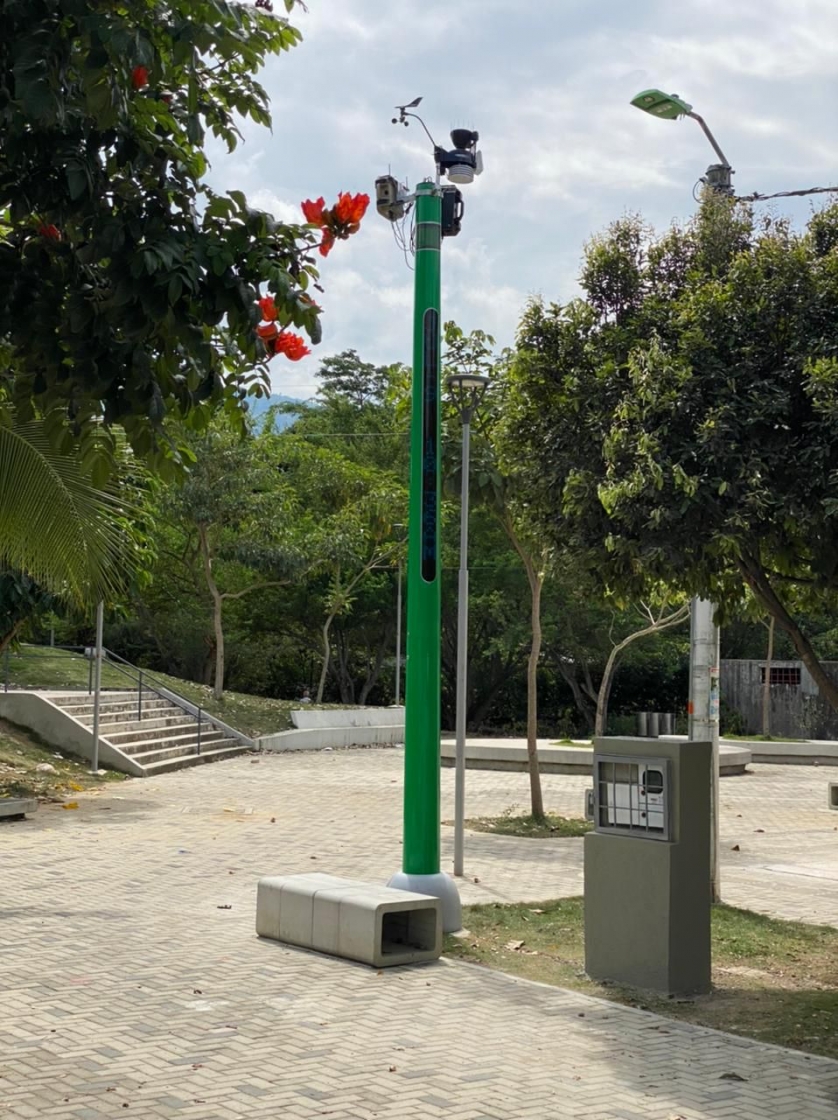 La CDMB Avanza En La Instalación De La Red De Monitoreo De Olores Ofensivos Y Sistema De Vigilancia De Calidad Del Aire