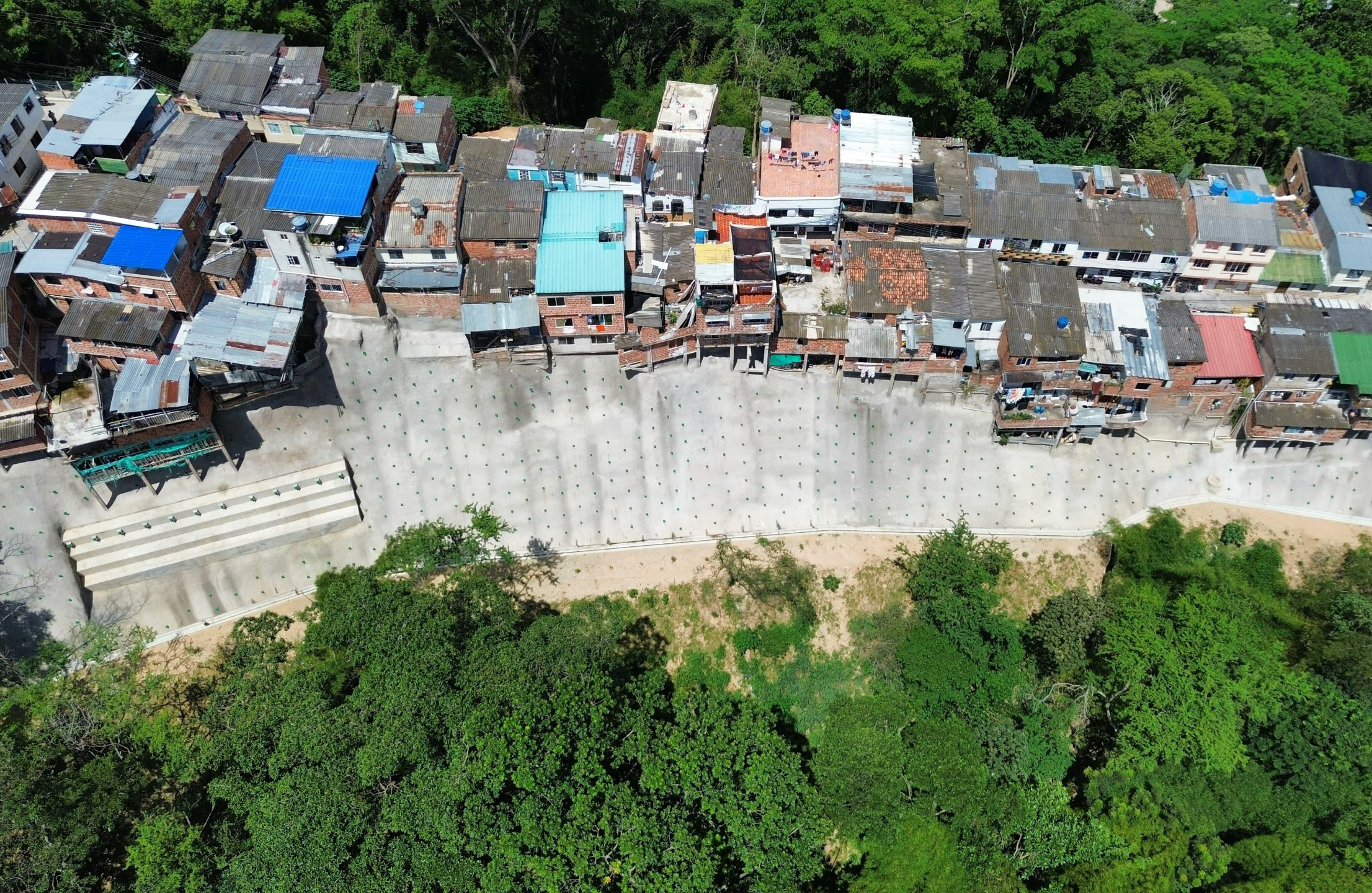 Obra de mitigación de la CDMB protege a más de 7.400 habitantes en Bucaramanga