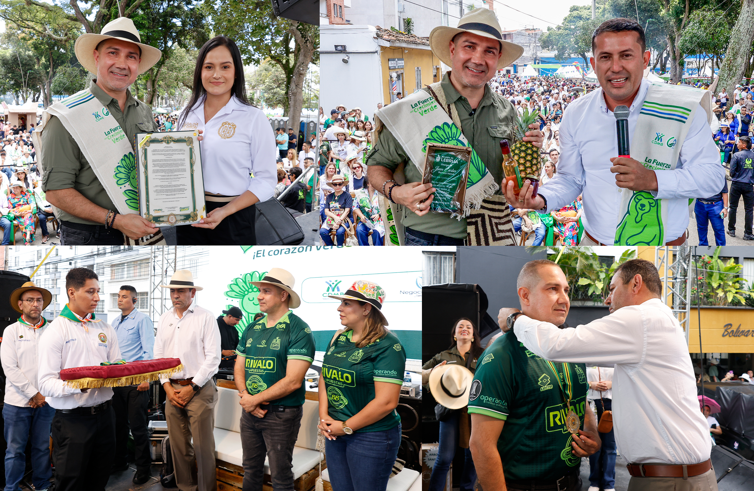 Juan Carlos Reyes Nova, director de la CDMB, recibió importantes reconocimientos por su liderazgo ambiental en Santander